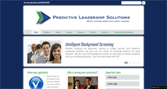 Desktop Screenshot of predictiveleadershipsolutions.com